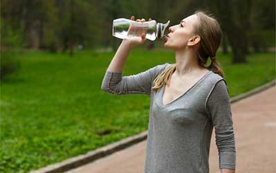 Does drinking water help to relieve chronic fatigue syndrome?